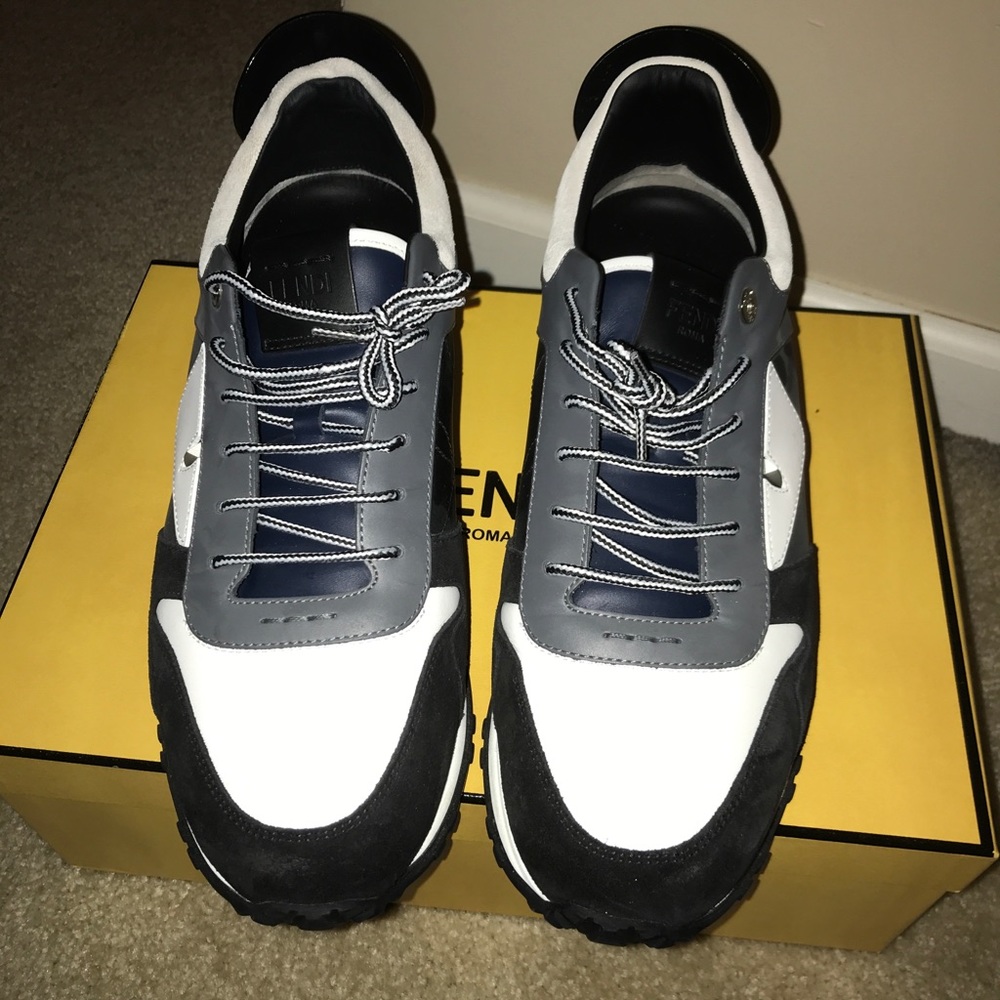Fendi sneakers worn once- slick and chic!